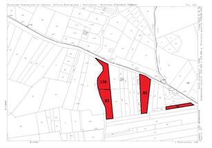 Lotti di terreno fronte strada Incaldana in Vendita